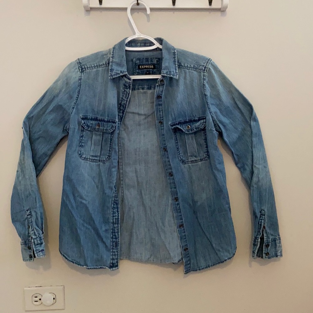 Denim shirt by express